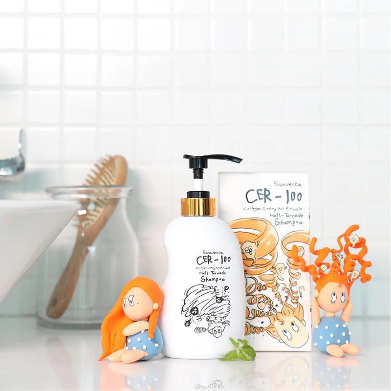 Elizavecca - CER-100 Collagen Hair A+ Muscle Hell-Tornado Shampoo