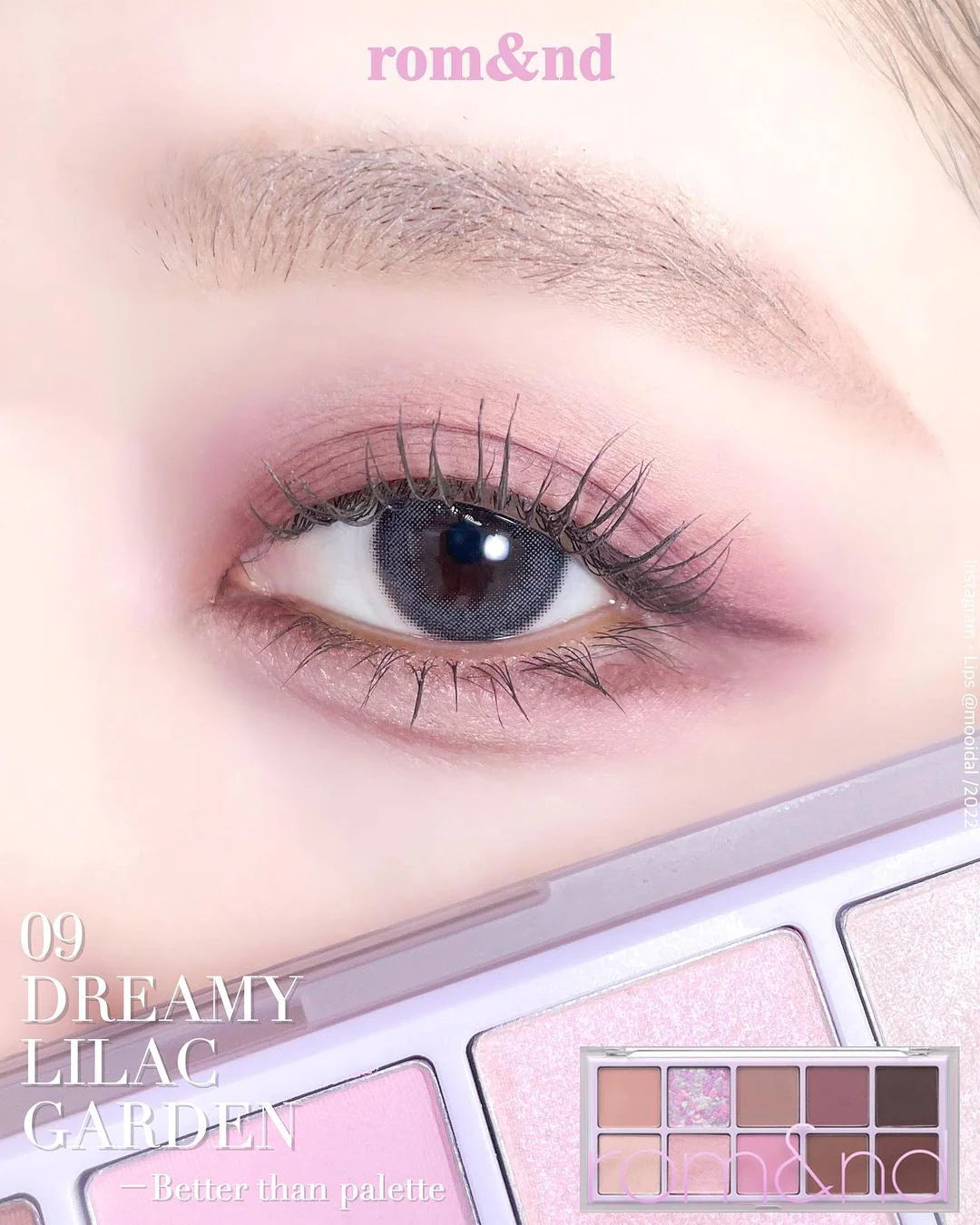 Rom&nd - Better y han pallette Dreamy Liliac Garden