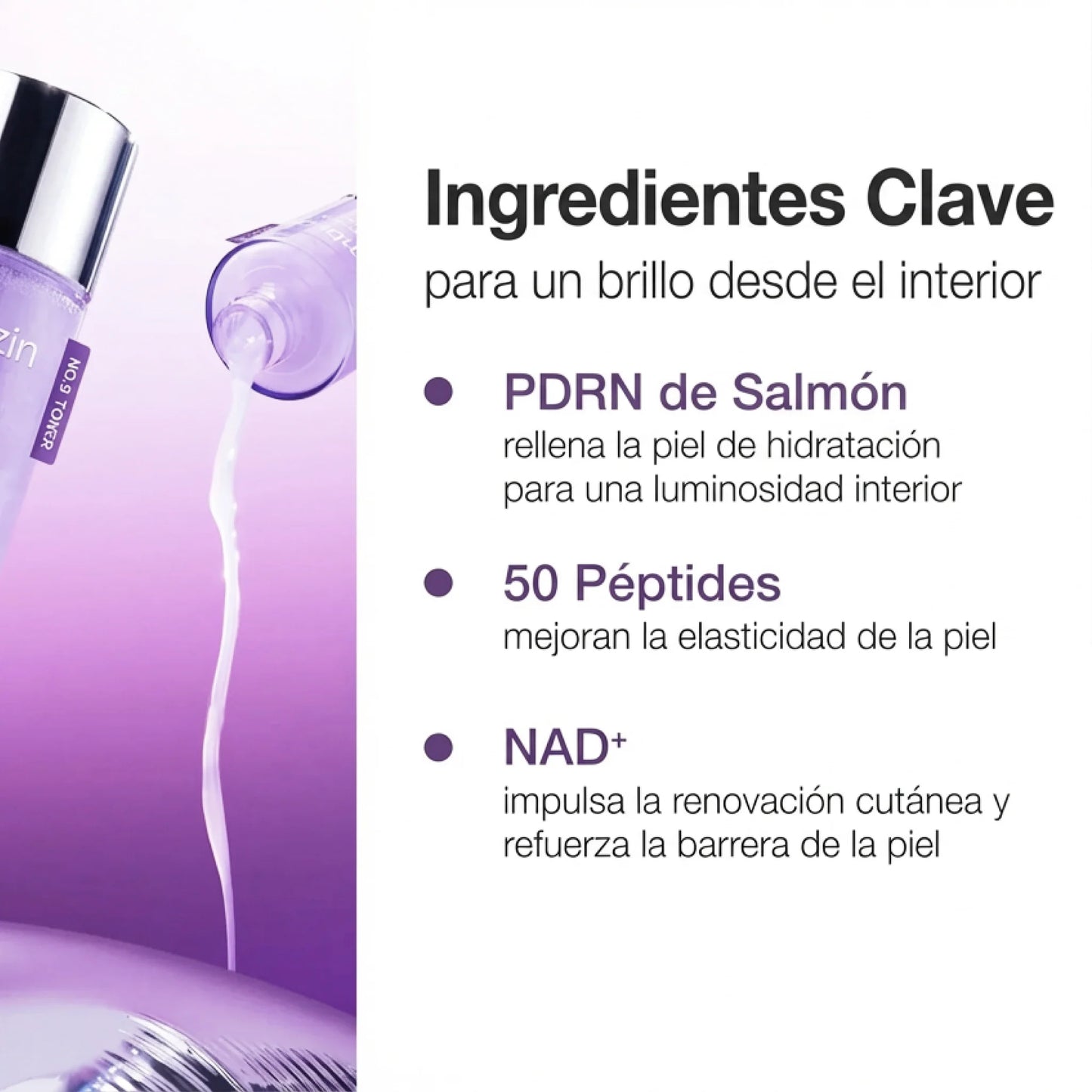 Numbuzin - No.9+ NAD+ PDRN Glow Boosting Toner