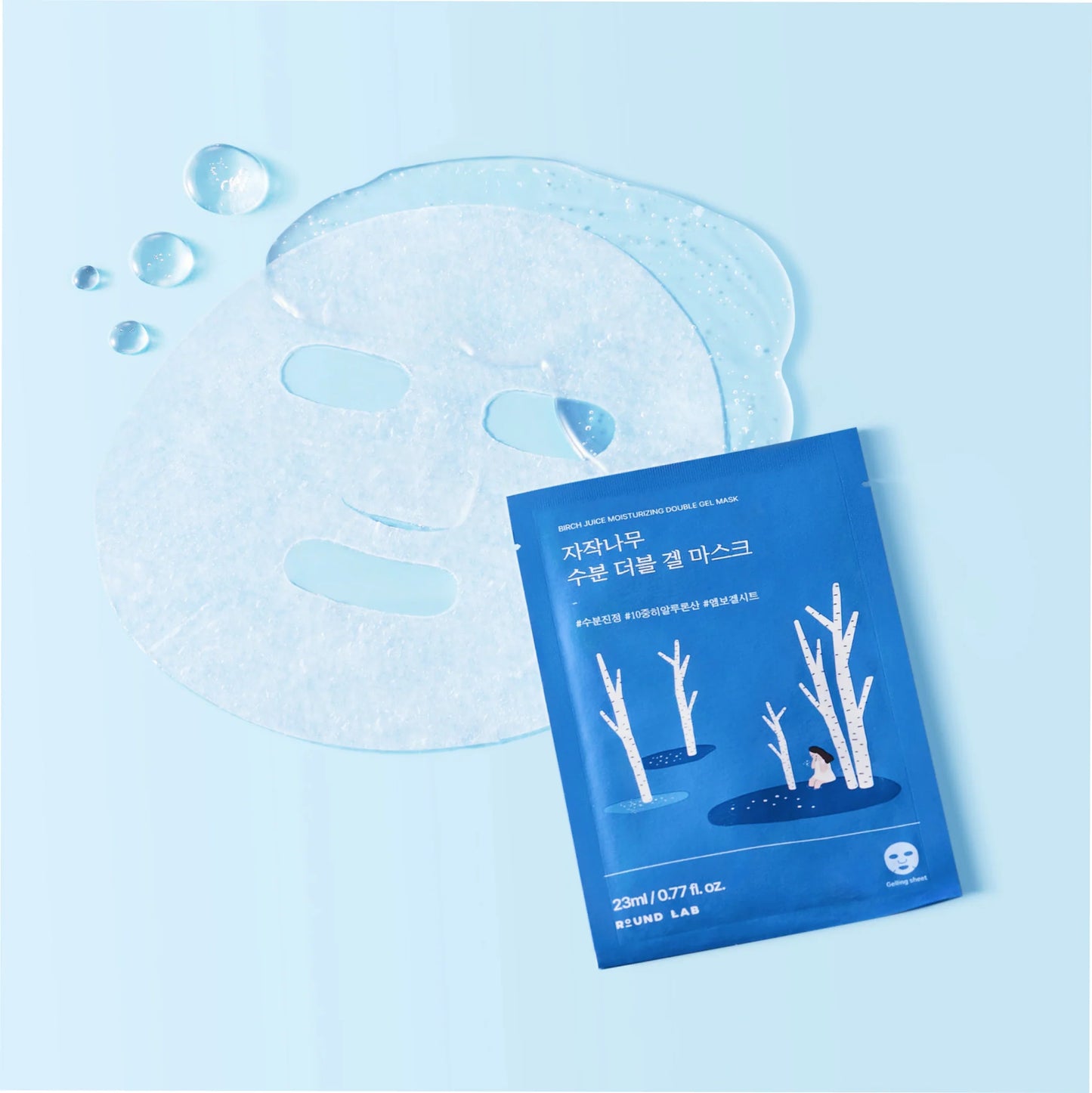 Round Lab - Birch Juice Moisturizing Double Gel Mask por Round Lab