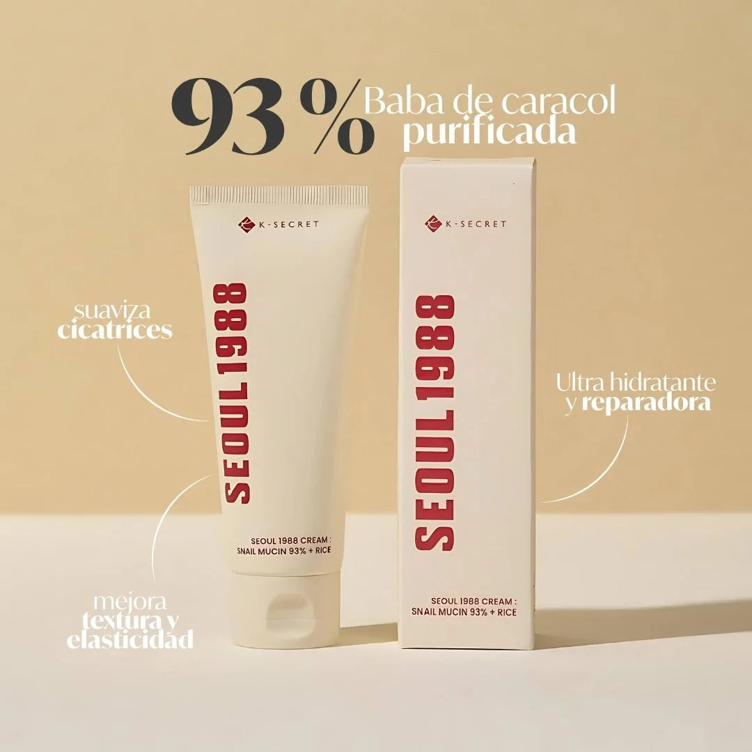 K-secret - SEOUL 1988 Cream : Snail Mucin 93% + Rice