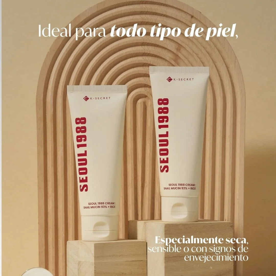 K-secret - SEOUL 1988 Cream : Snail Mucin 93% + Rice