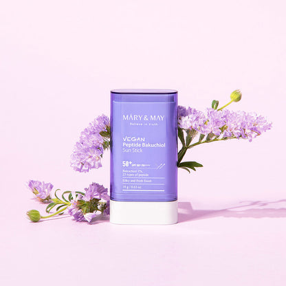 Mary&May - Vegan Peptide Bakuchiol Sun Stick SPF50+ PA++++
