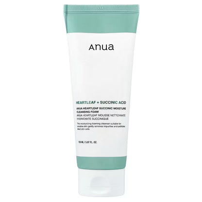 ANUA -  Heartleaf Succinic Cleansing Foam