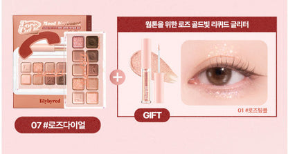 Lily by Red - Mood Keyboard 07 #Rose Dial + Liquid Glitter Set