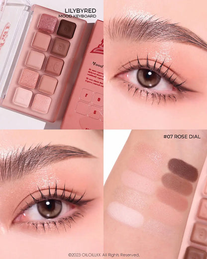 Lily by Red - Mood Keyboard 07 #Rose Dial + Liquid Glitter Set