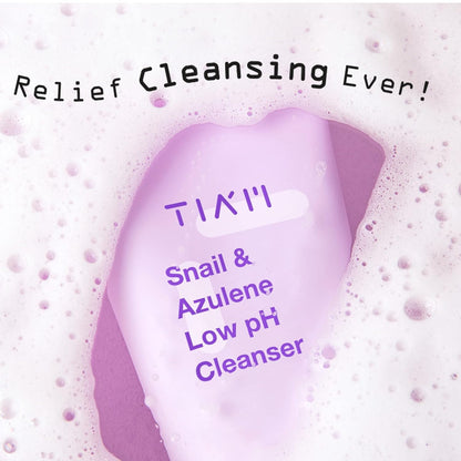 TIAM - Snail & Azulene Low pH Cleansing foam