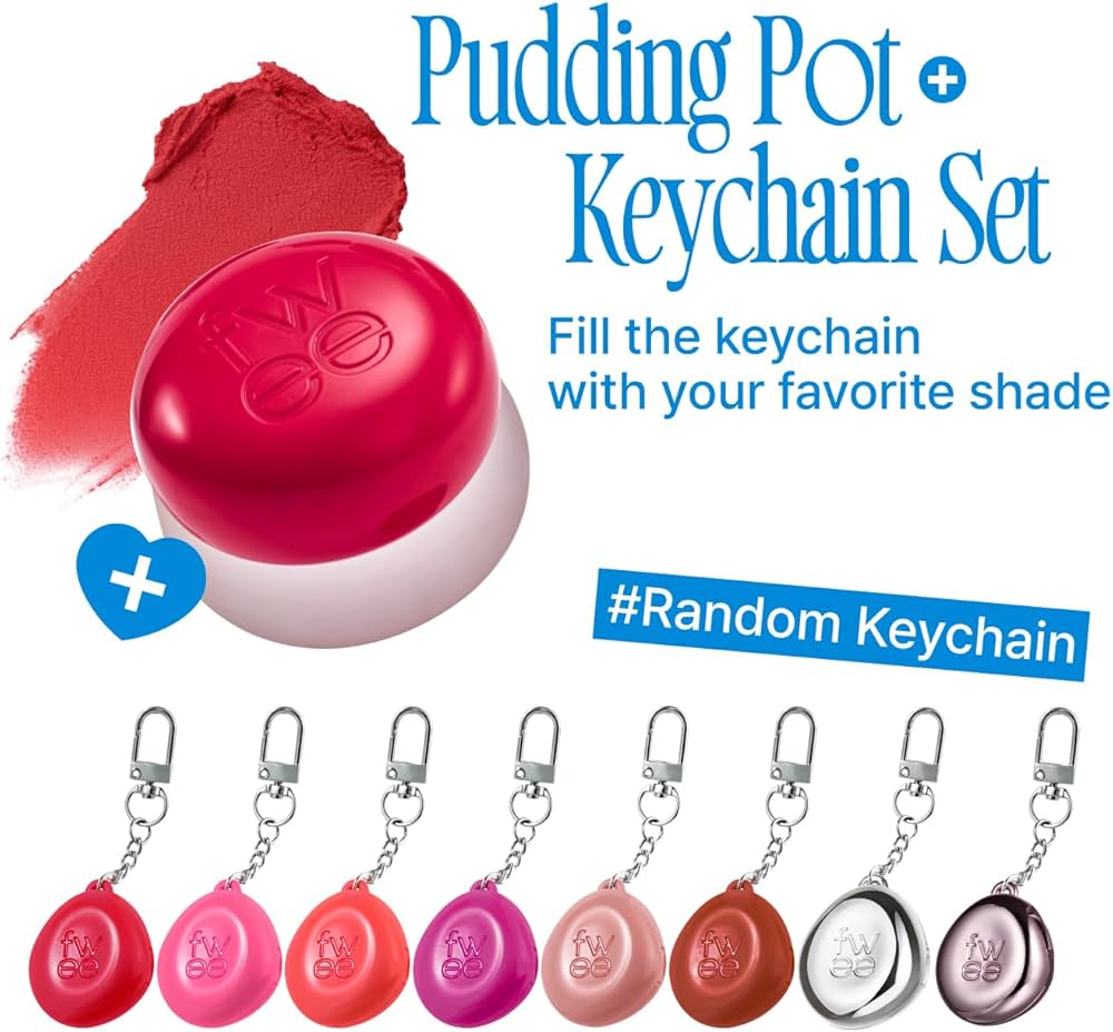 Fwee - Blurry Pudding Pot + Keyring Set