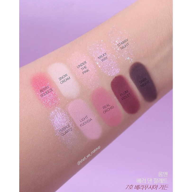 Rom&nd - Better than palette Berry Fuchsia Garden