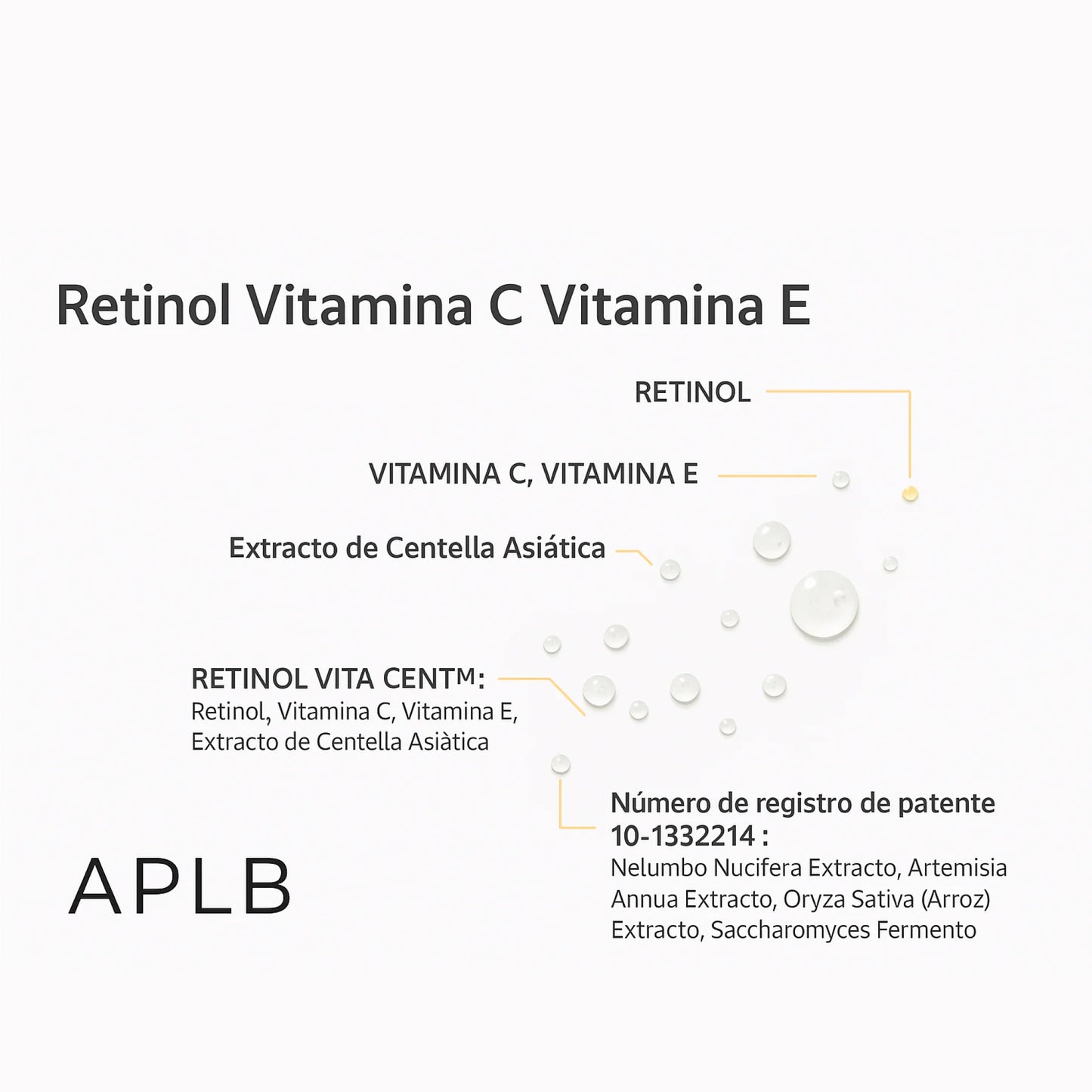 APLB - Retinol Vitamin C + Vitamin E Ampoule Serum