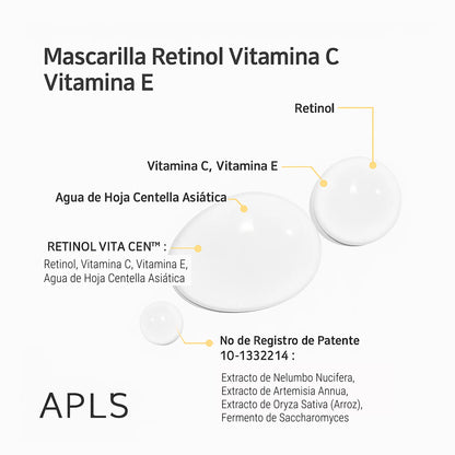 APLB - Retinol Vitamin C Vitamin E Sheet Mask