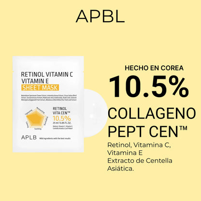 APLB - Retinol Vitamin C Vitamin E Sheet Mask