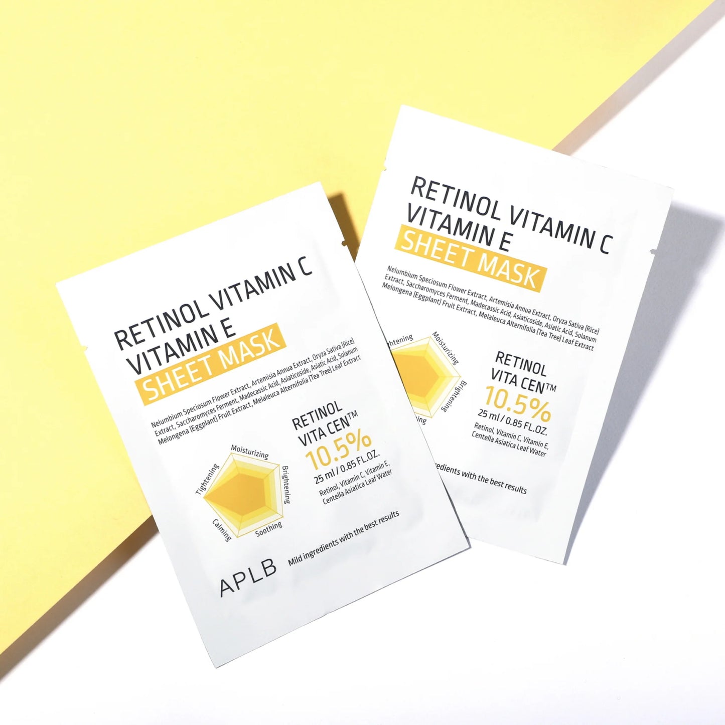 APLB - Retinol Vitamin C Vitamin E Sheet Mask