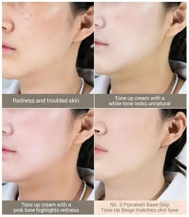 Numbuzin - No.3 Porcelain Base-Skip Tone Up Beige SPF 50 PA++++