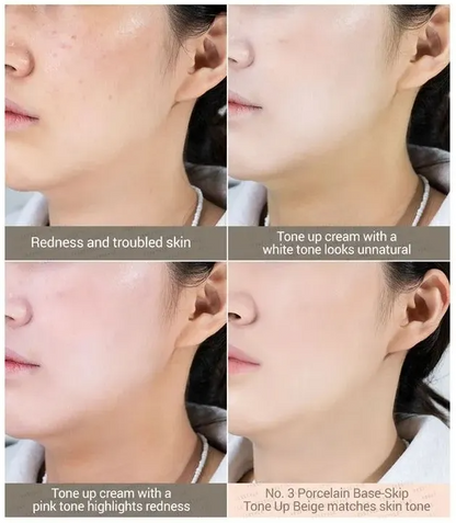 Numbuzin - No.3 Porcelain Base-Skip Tone Up Beige SPF 50 PA++++