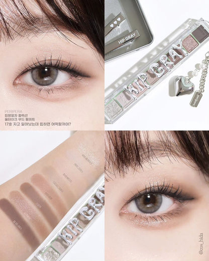 Peripera - All take mood palette Hip Gray