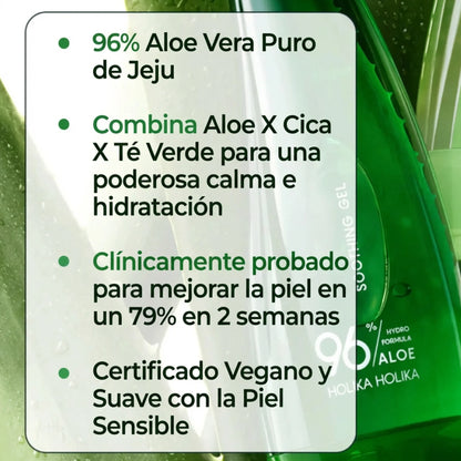 Holika Holika - Aloe 96% Soothing Gel | Gel de Aloe Vera