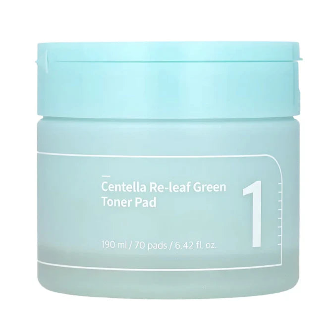Numbuzin - No.1 Centella Re-Leaf Green Toner Pads