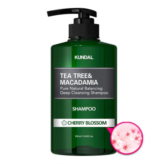 KUNDAL - Tea Tree & Macadamia Shampoo (Cherry Blossom)