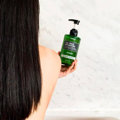 KUNDAL - Tea Tree & Macadamia Shampoo (Cherry Blossom)