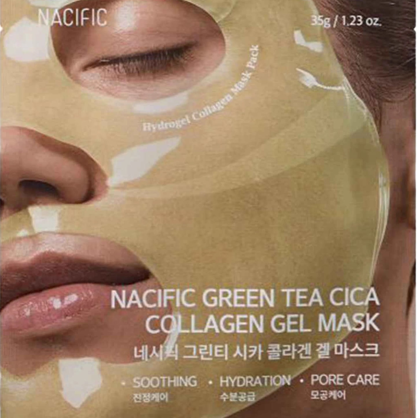 Nacific - Green Tea Cica Collagen Gel Mask