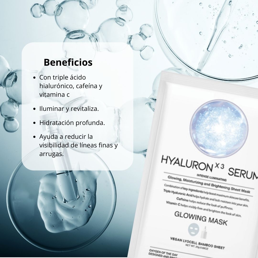 OODT - Triple Hyaluron Acid Serum Glowing Mask
