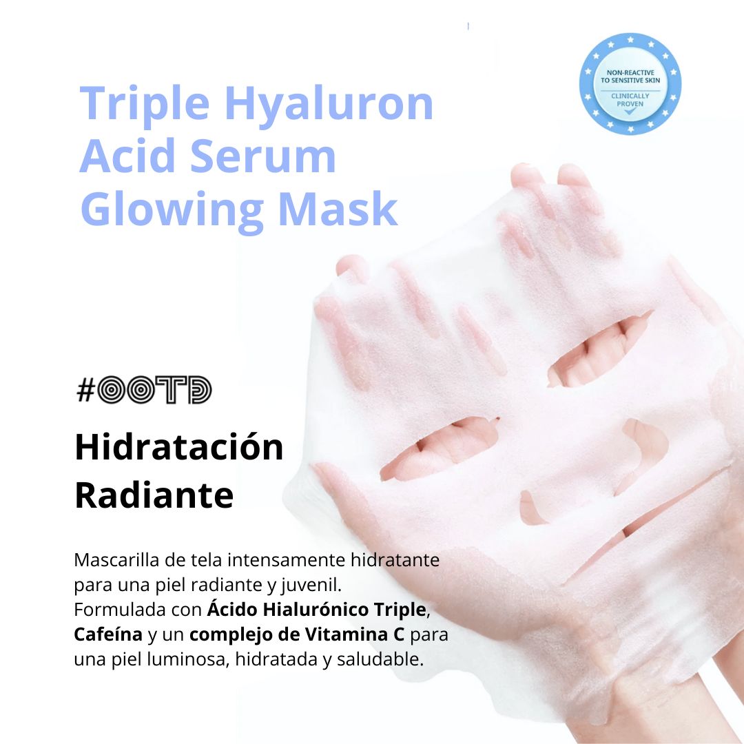OODT - Triple Hyaluron Acid Serum Glowing Mask