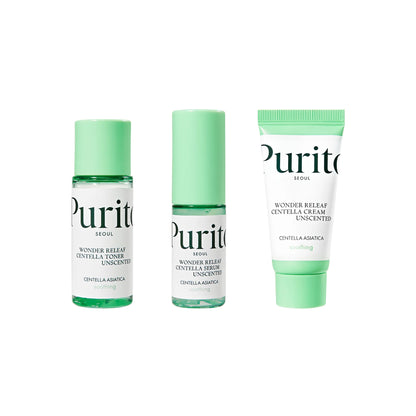 PURITO - Wonder Releaf Centella Unscented Mini Kit