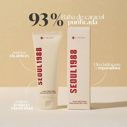 K-secret - SEOUL 1988 Cream : Snail Mucin 93% + Rice