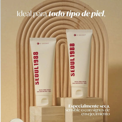 K-secret - SEOUL 1988 Cream : Snail Mucin 93% + Rice