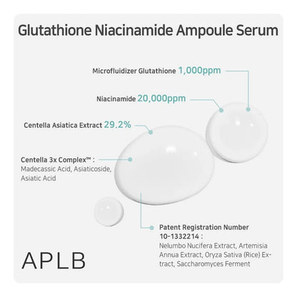 APLB - Glutation Niacinamide Ampoule Serum