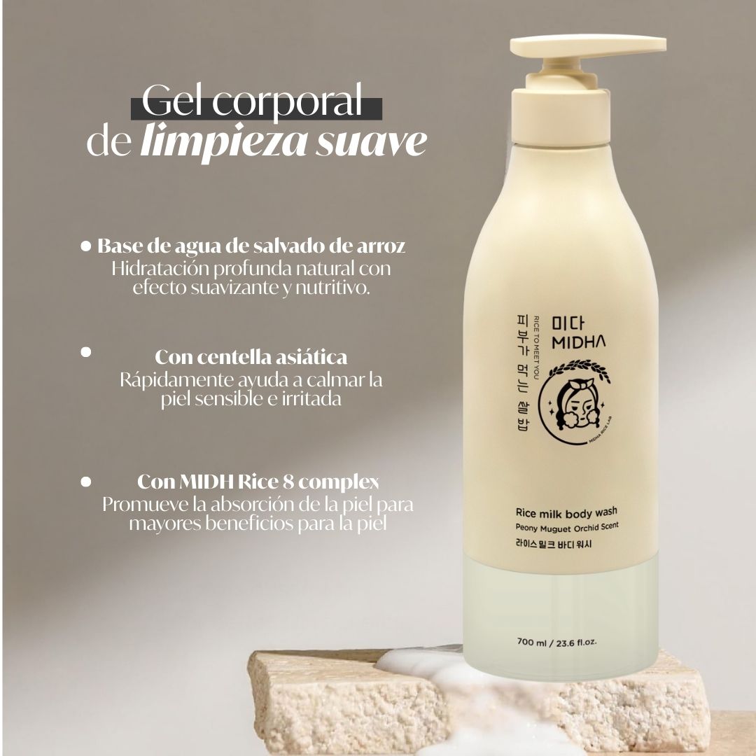 MIDHA - Rice Milk Body Wash