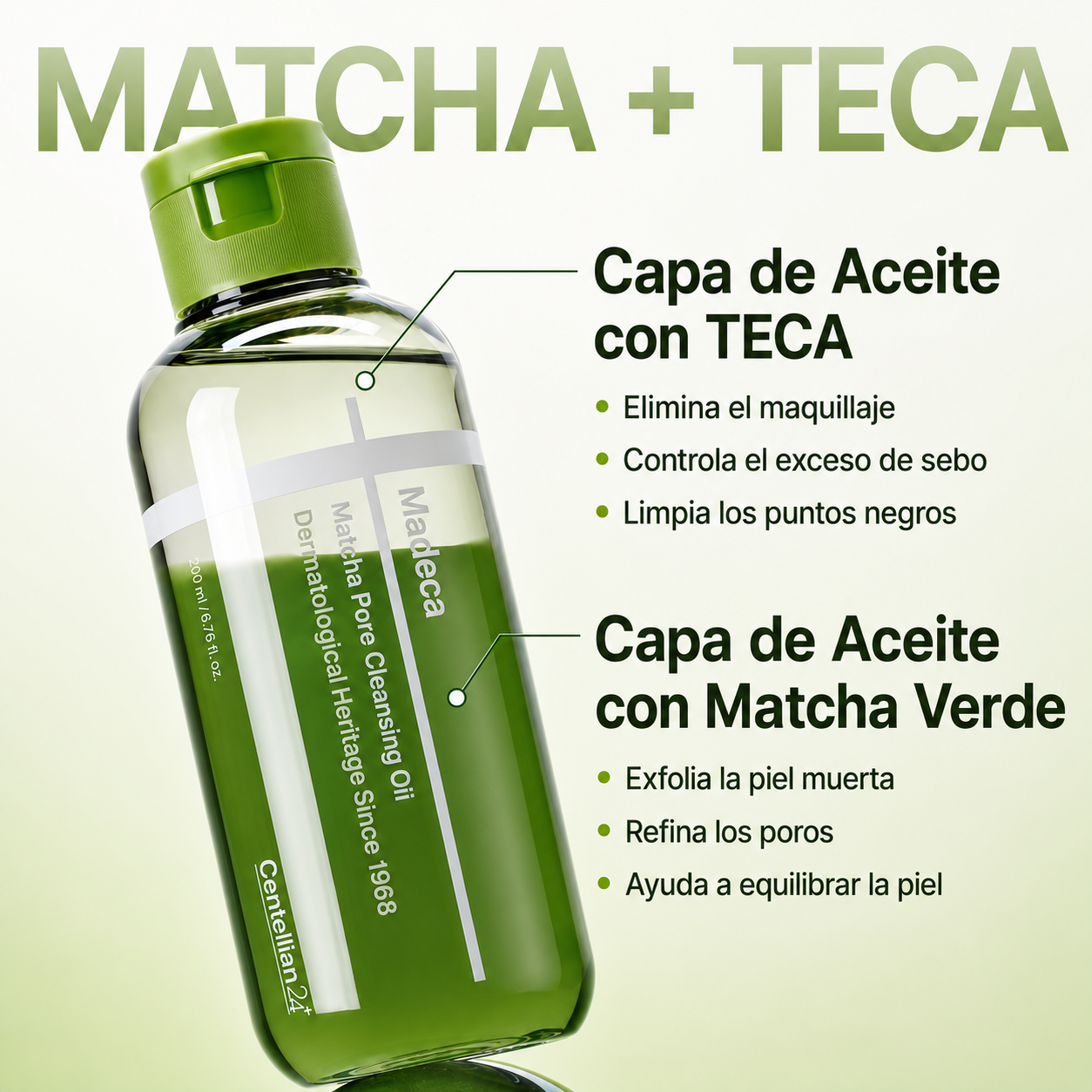 Centellian24 - Madeca Matcha Pore Cleansing Oil