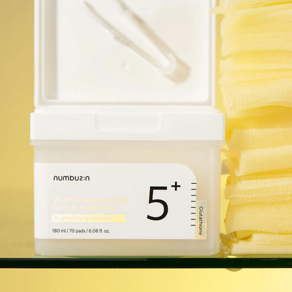 Numbuzin - No. 5 Vitamin Niacinamide Concentrated Toner Pads