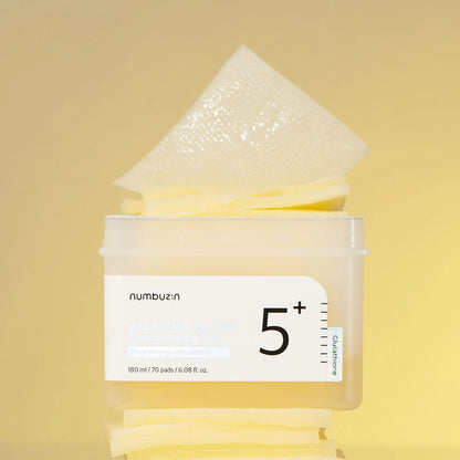 Numbuzin - No. 5 Vitamin Niacinamide Concentrated Toner Pads